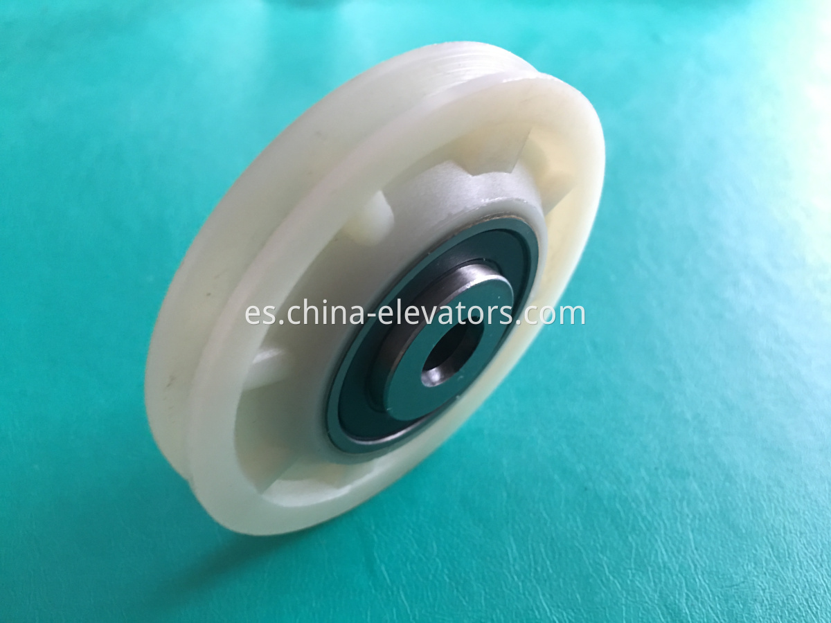 Rodillo de cable de alambre para puerta elevadora Fermator 64*8.5*6202 Fermator Lift Door Wire Rope Roller 64*8.5*6202